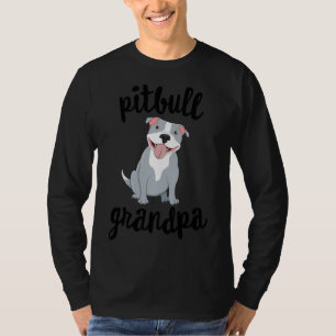 Pitbull Grandpa Pawpa Dog Grandparents Grand Paw T-Shirt