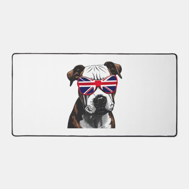 Pitbull Great Britain Desk Mat (Front)