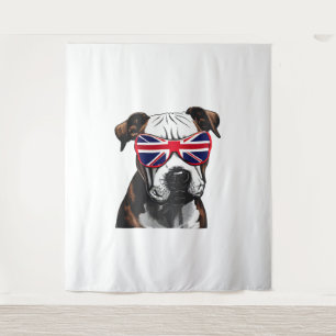 Pitbull Great Britain Tapestry