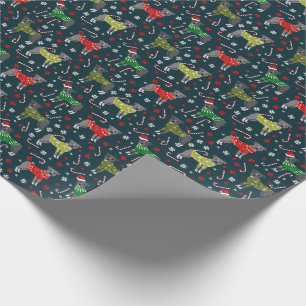 Pitbull Holiday Sweater Christmas Wrapping Paper