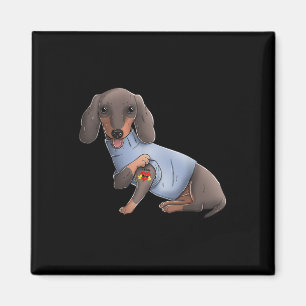 Pitbull I Love Mum Tattoo Dog Funny Mothers Day Gi Magnet