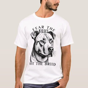Pitbull Kisses - Funny Pitbull T-Shirt
