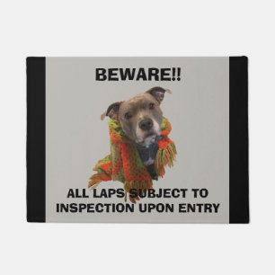 Pitbull Lap Inspector Doormat