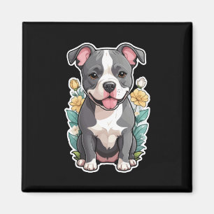 Pitbull Lives Sticker Magnet