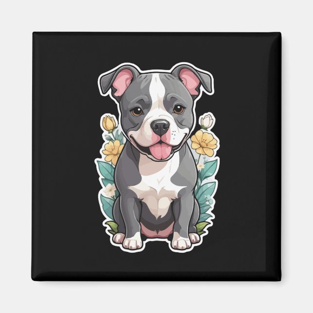 Pitbull Lives Sticker  Magnet (Front)