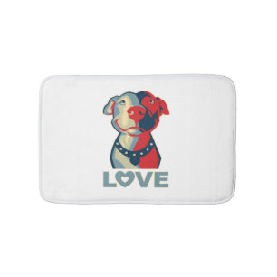 Pitbull - LOVE Bath Mat