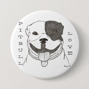 Pitbull Love Button