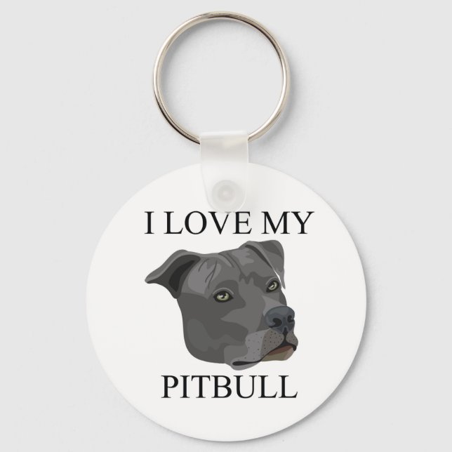 PITBULL Love! Key Ring (Front)