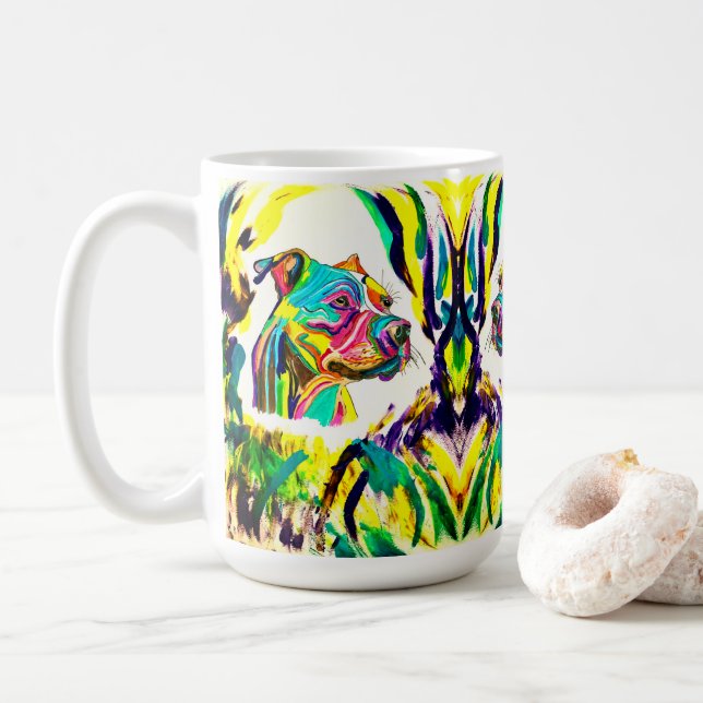 Pitbull Love Mug (With Donut)