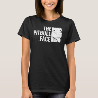 Pitbull Love The Pitbull Face Dog Pet Animal Lover T-Shirt