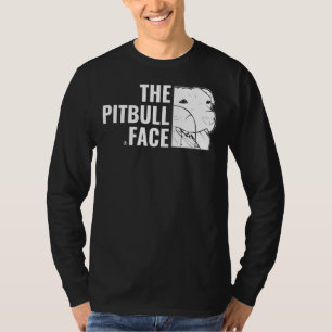 Pitbull Love The Pitbull Face Dog Pet Animal Lover T-Shirt