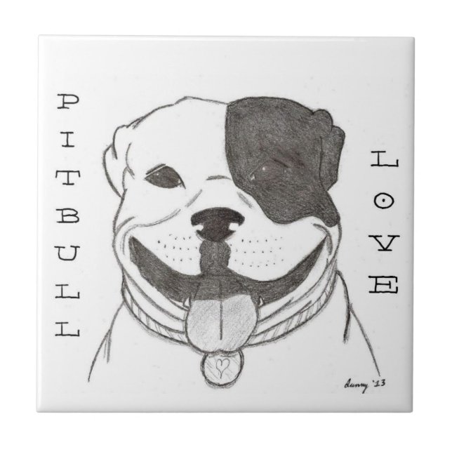 Pitbull Love Tile (Front)