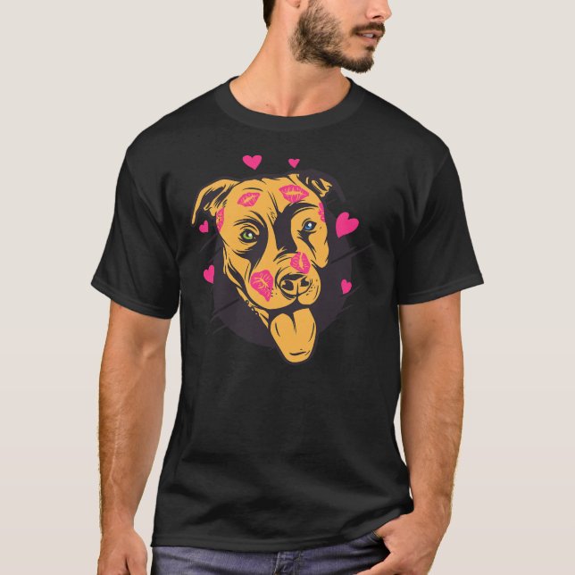 Pitbull Lover Pit Bull Dog Lover Animale Rescue T-Shirt (Front)