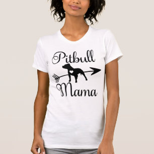 Pitbull Mama Puppy Dog Lover Pit Bull Mum Gift T-Shirt