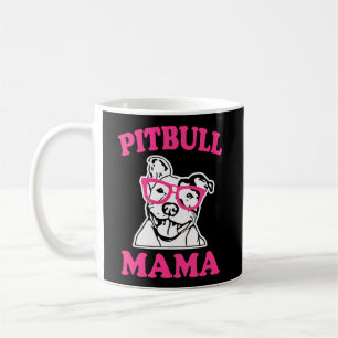 Pitbull Mama Women'S Pit Bull Dog Mom Pink Hoodie Coffee Mug