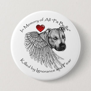 Pitbull Memorial Button