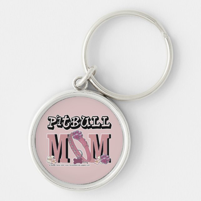 Pitbull MOM Key Ring (Front)