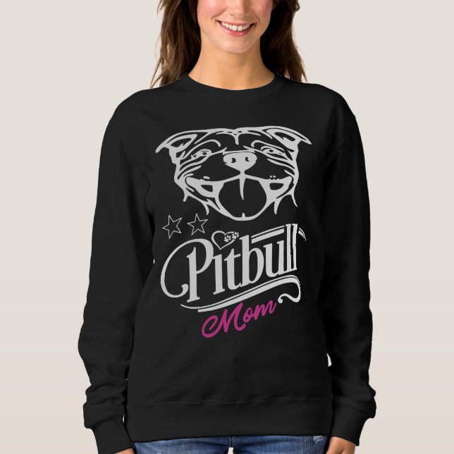 Pitbull Mum 82 Sweatshirt (Front)