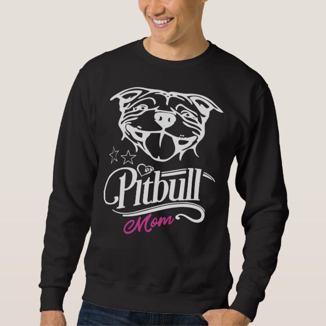 Pitbull Mum 82 Sweatshirt (Front)