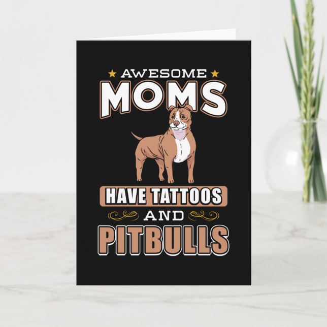 Pitbull Mum Card (Front)