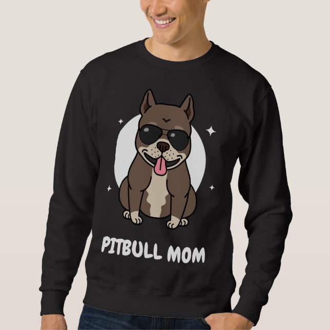 Pitbull Mum Classic 344 Sweatshirt (Front)