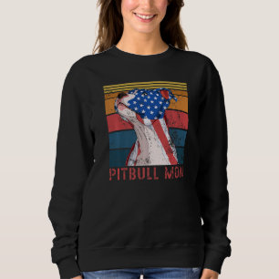 Pitbull mum dog pet 1 sweatshirt