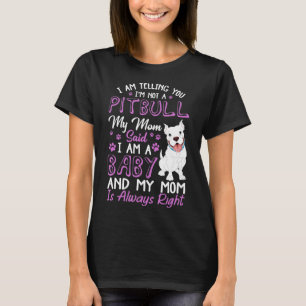 Pitbull Mum Dog T-Shirt