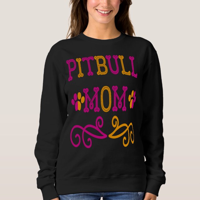 Pitbull Mum Essential 87 Sweatshirt (Front)