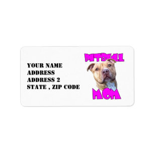 Pitbull Mum Label