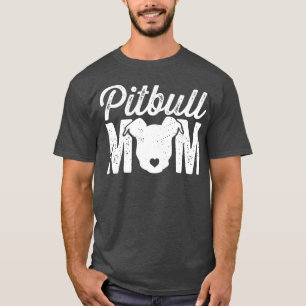 Pitbull Mum White T-Shirt