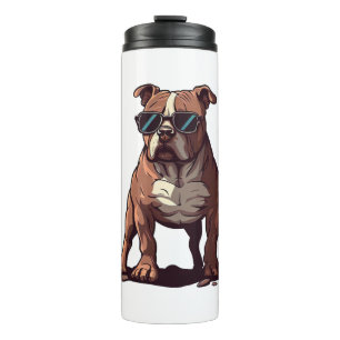 Pitbull Owner Gifts Thermal Tumbler