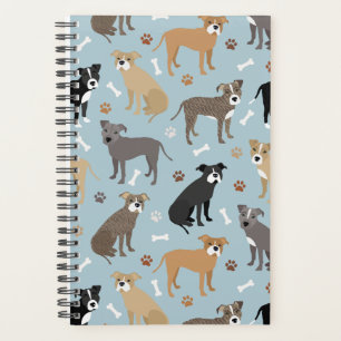 Pitbull Paws and Bones Planner