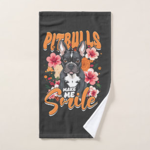 Pitbull Pitbulls Hand Towel
