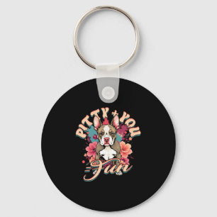 Pitbull Pitbulls Pitty + You = Fun Key Ring