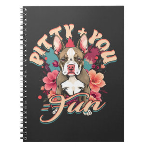 Pitbull Pitbulls Pitty + You = Fun Notebook