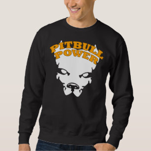 Pitbull Power Fight Dog Kickboxing Boxing Mma Mens Sweatshirt