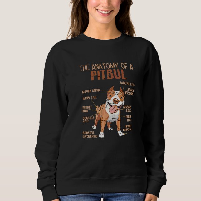 Pitbull Quotes Pitbull Collar Dog Quotes Dog Items Sweatshirt (Front)