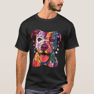 Pitbull Rainbow Pitbull For Dog T-Shirt
