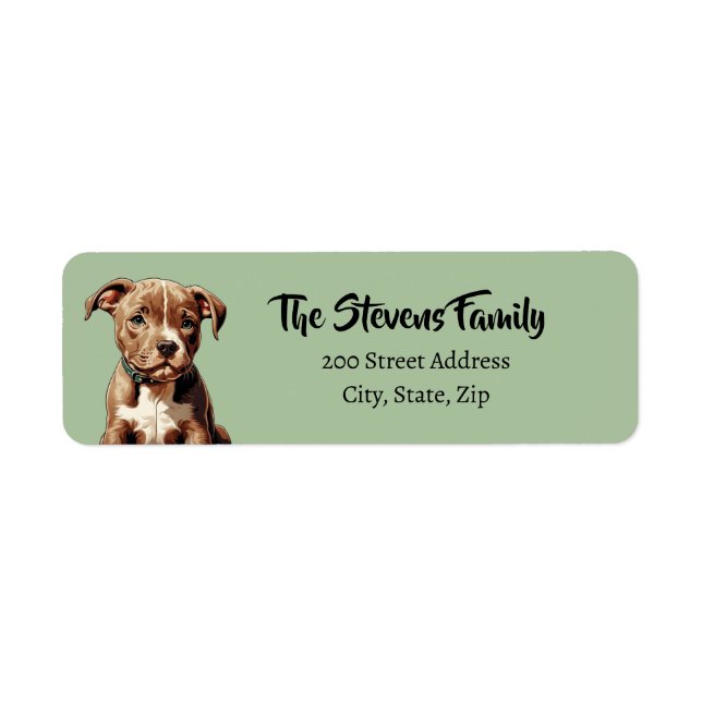 Pitbull Return Address Label (Front)