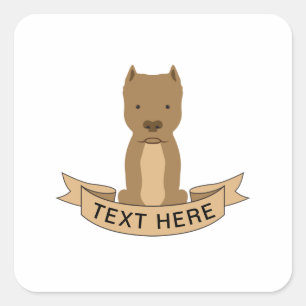Pitbull Ribbon Tag