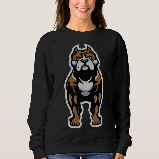 Pitbull Set Mascot Sweatshirt (Front)