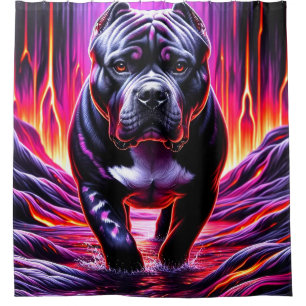 Pitbull Shower Curtain