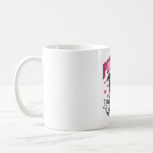 Pitbull Sister Vintage Dog Lover Vector Design_1 Coffee Mug
