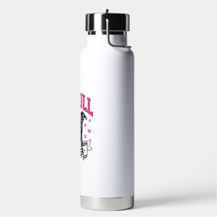 Pitbull Sister Vintage Dog Lover Vector Design_1 Water Bottle