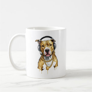 Pitbull T-shirt street style Coffee Mug