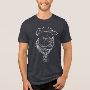 Pitbull T-Shirt Tri-Blend Shirt