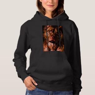 Pitbull Terrier Al Artistic Colour Painting Hoodie