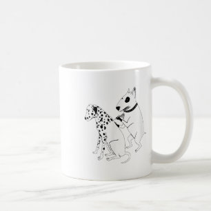 Pitbull Terrier Dog Animal Dalmatian Tattoo Puppy  Coffee Mug