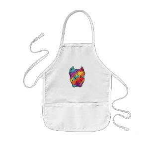Pitbull Terrier Dog Head Kids Apron