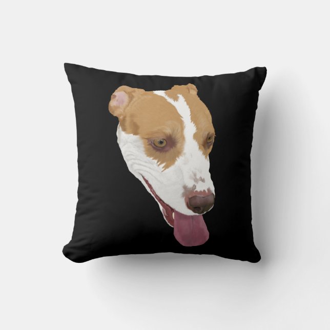 Pitbull Terrier Mix Cushion (Front)